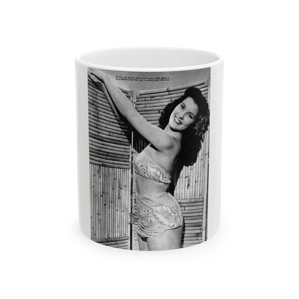 Debra Paget #172 (Vintage Female Icon) White Coffee Mug-11oz-Go Mug Yourself