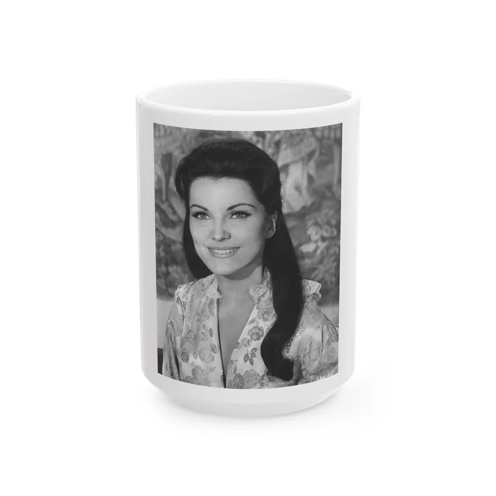 Debra Paget #175 (Vintage Female Icon) White Coffee Mug-15oz-Go Mug Yourself