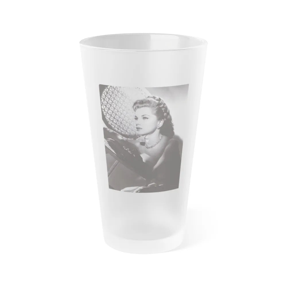 Debra Paget #177 (Vintage Female Icon) Frosted Pint Glass 16oz-16oz-Frosted-Go Mug Yourself