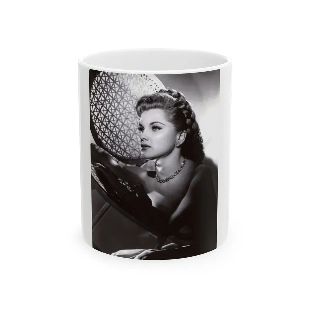 Debra Paget #177 (Vintage Female Icon) White Coffee Mug-11oz-Go Mug Yourself