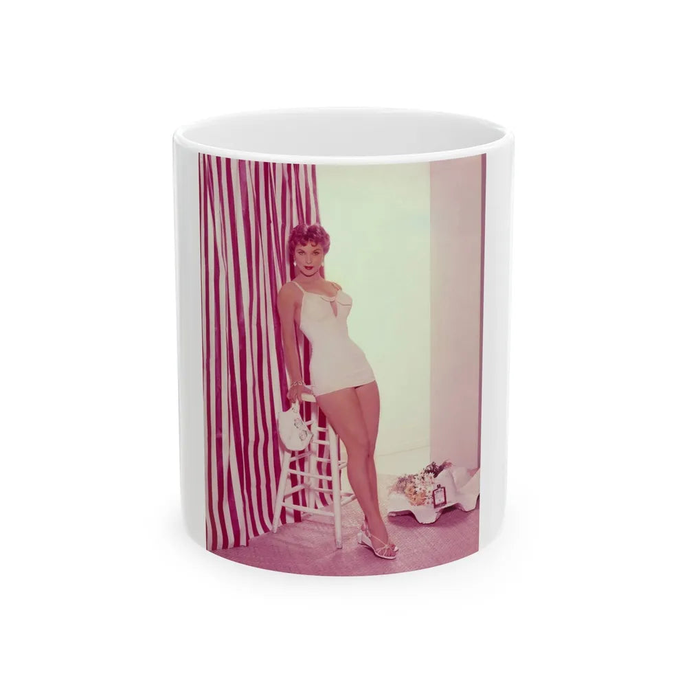 Debra Paget #193 (Vintage Female Icon) White Coffee Mug-11oz-Go Mug Yourself