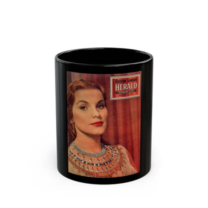 Debra Paget #203 (Vintage Female Icon) Black Coffee Mug-11oz-Go Mug Yourself