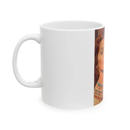 Debra Paget #203 (Vintage Female Icon) White Coffee Mug-Go Mug Yourself