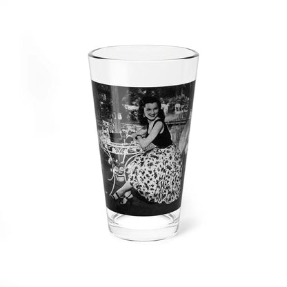 Debra Paget #215 (Vintage Female Icon) Pint Glass 16oz-16oz-Go Mug Yourself