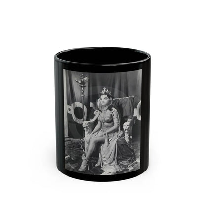 Debra Paget #225 (Vintage Female Icon) Black Coffee Mug-11oz-Go Mug Yourself