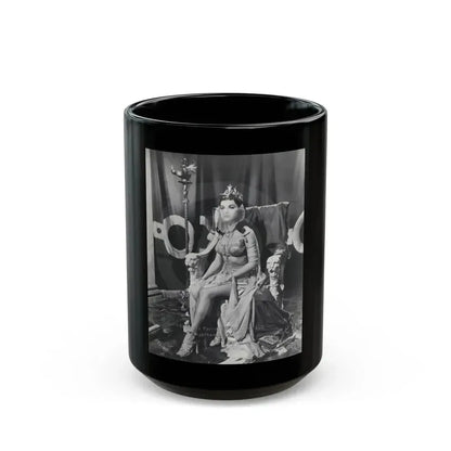 Debra Paget #225 (Vintage Female Icon) Black Coffee Mug 15oz - Go Mug Yourself