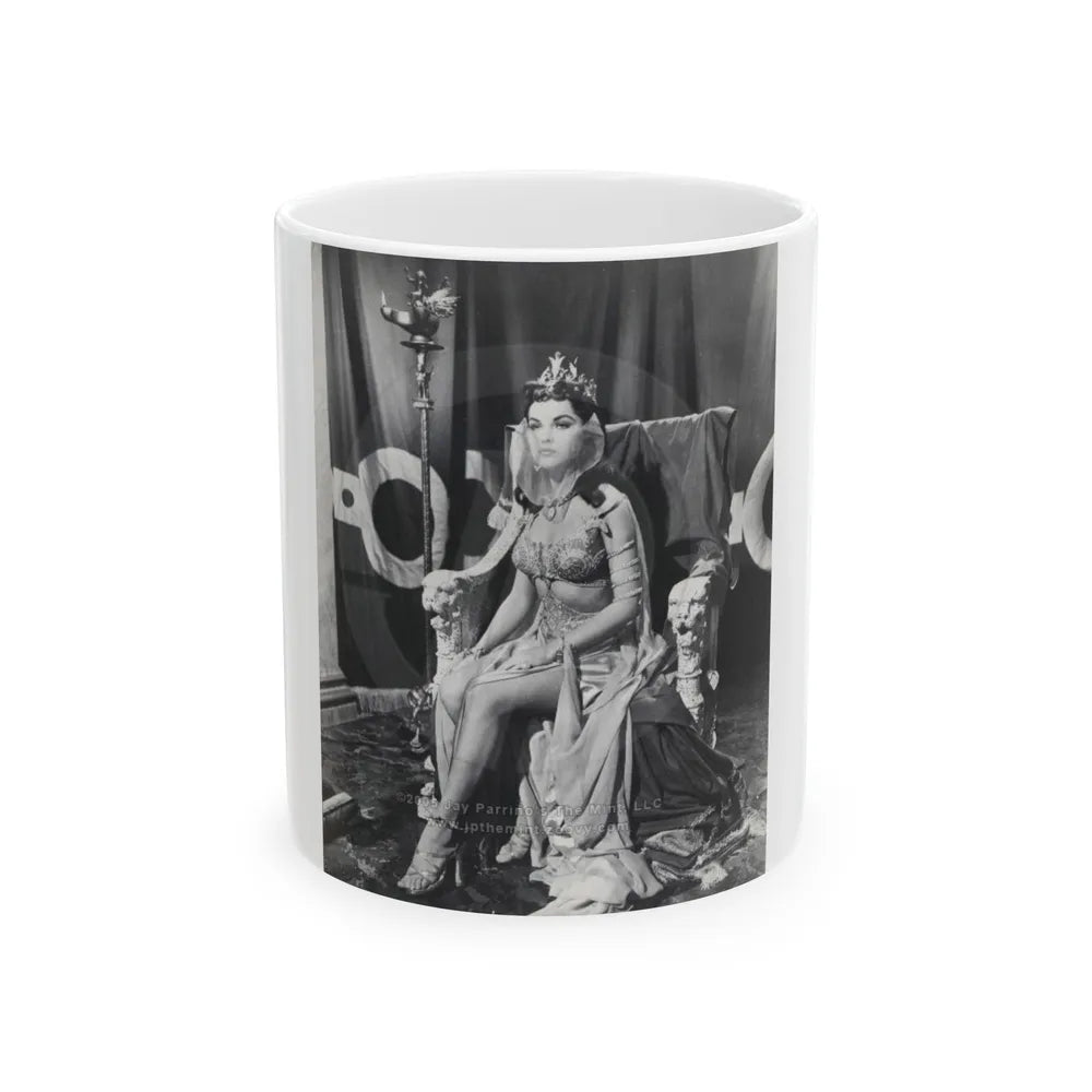 Debra Paget #225 (Vintage Female Icon) White Coffee Mug-11oz-Go Mug Yourself