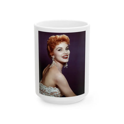 Debra Paget #230 (Vintage Female Icon) White Coffee Mug-15oz-Go Mug Yourself