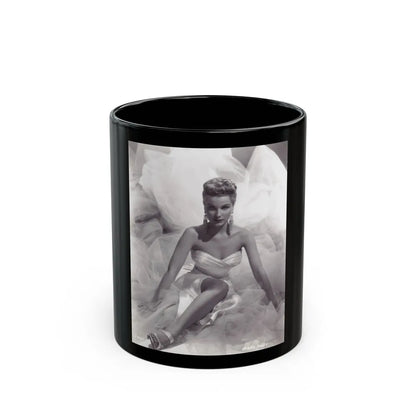 Debra Paget #231 (Vintage Female Icon) Black Coffee Mug-11oz-Go Mug Yourself