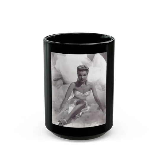 Debra Paget #231 (Vintage Female Icon) Black Coffee Mug 15oz - Go Mug Yourself