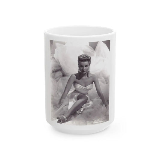 Debra Paget #231 (Vintage Female Icon) White Coffee Mug-15oz-Go Mug Yourself