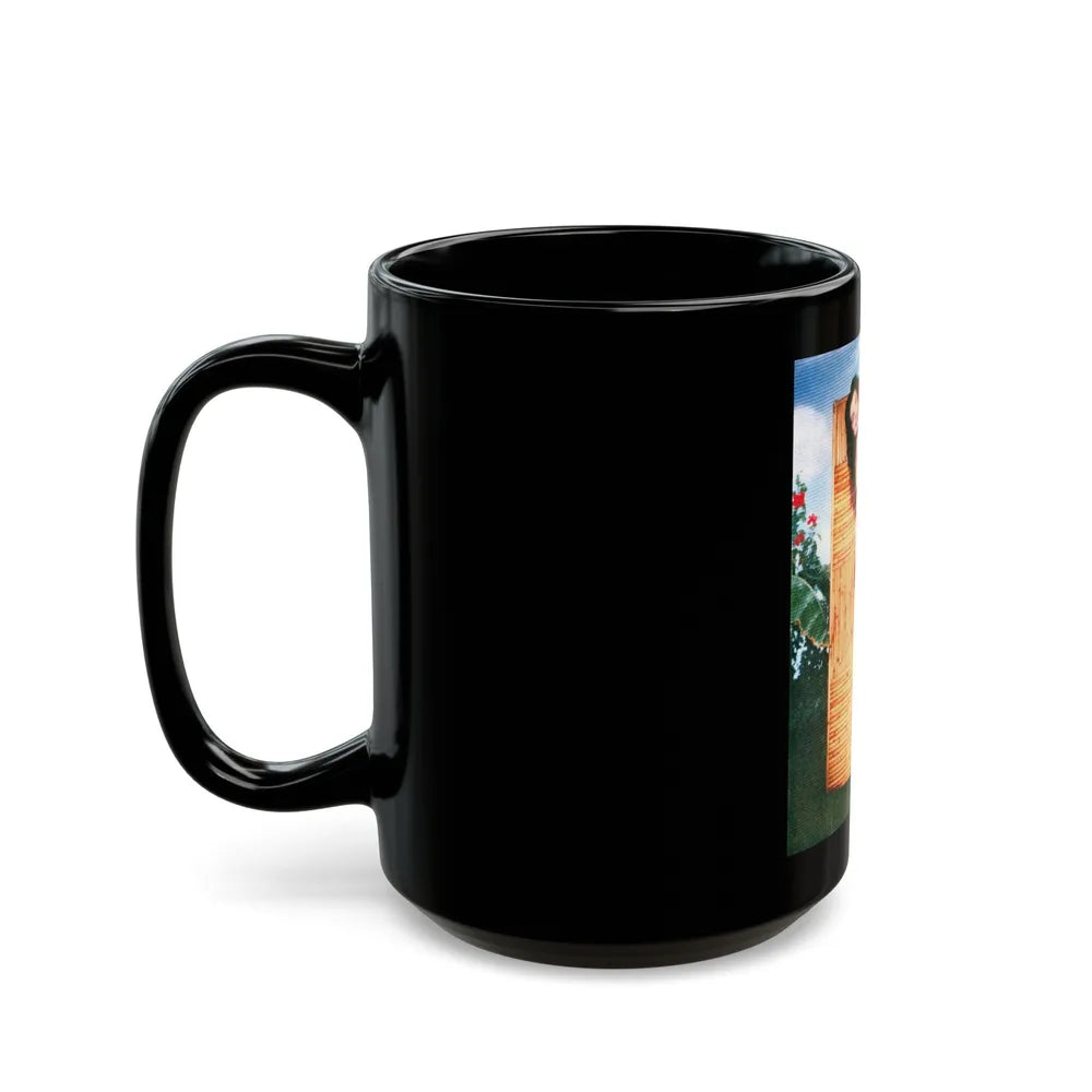 Debra Paget #239 (Vintage Female Icon) Black Coffee Mug-Go Mug Yourself