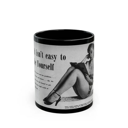 Debra Paget #243 (Vintage Female Icon) Black Coffee Mug-11oz-Go Mug Yourself