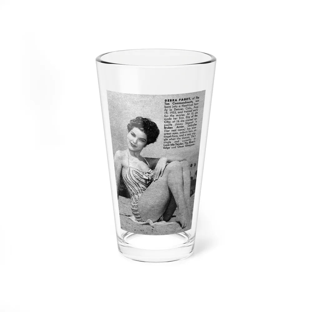 Debra Paget #244 (Vintage Female Icon) Pint Glass 16oz-16oz-Go Mug Yourself