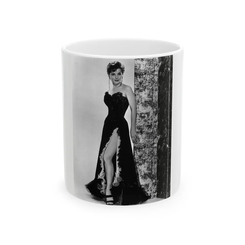 Debra Paget #247 (Vintage Female Icon) White Coffee Mug-11oz-Go Mug Yourself