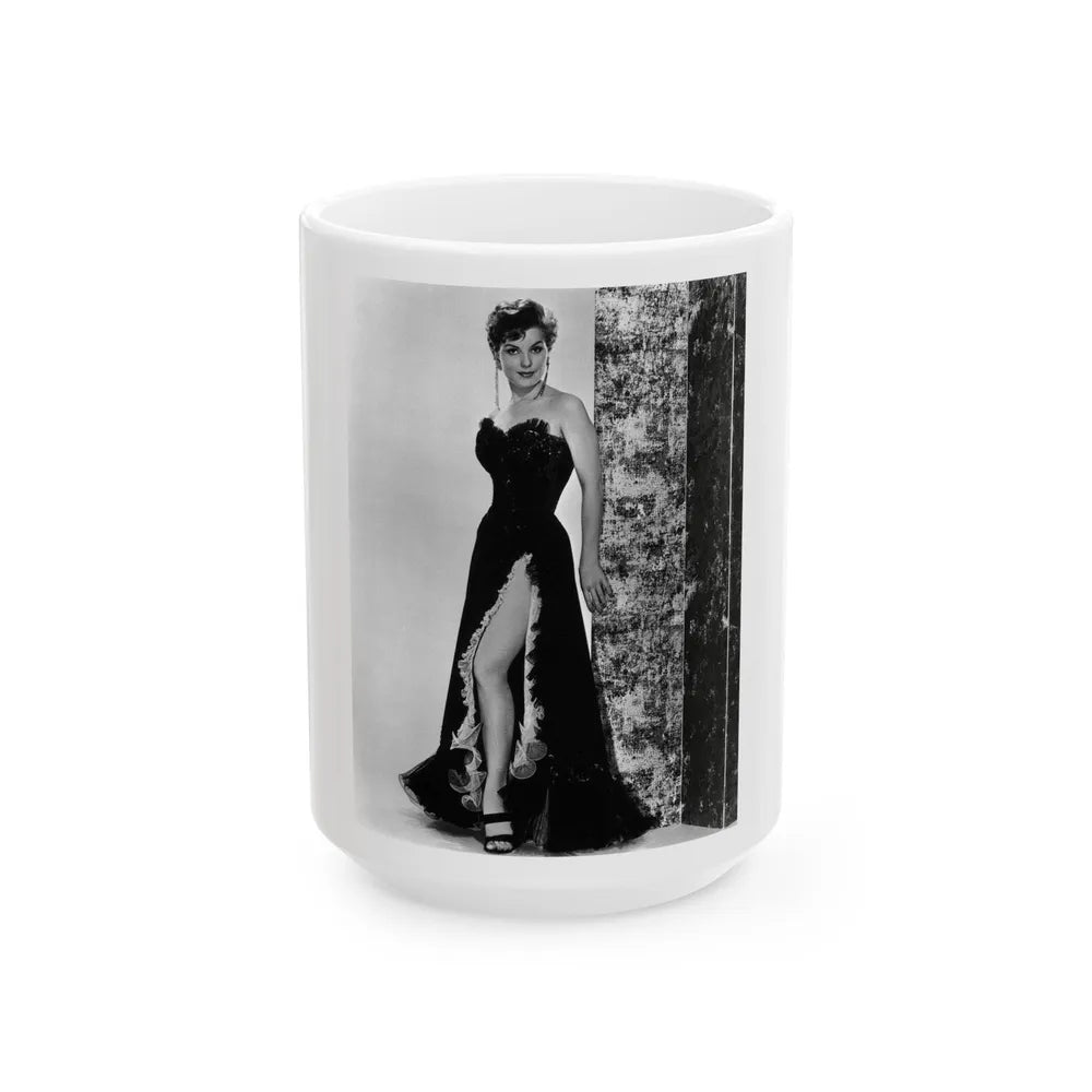 Debra Paget #247 (Vintage Female Icon) White Coffee Mug-15oz-Go Mug Yourself