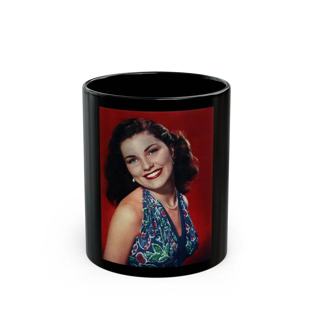 Debra Paget #248 (Vintage Female Icon) Black Coffee Mug-11oz-Go Mug Yourself