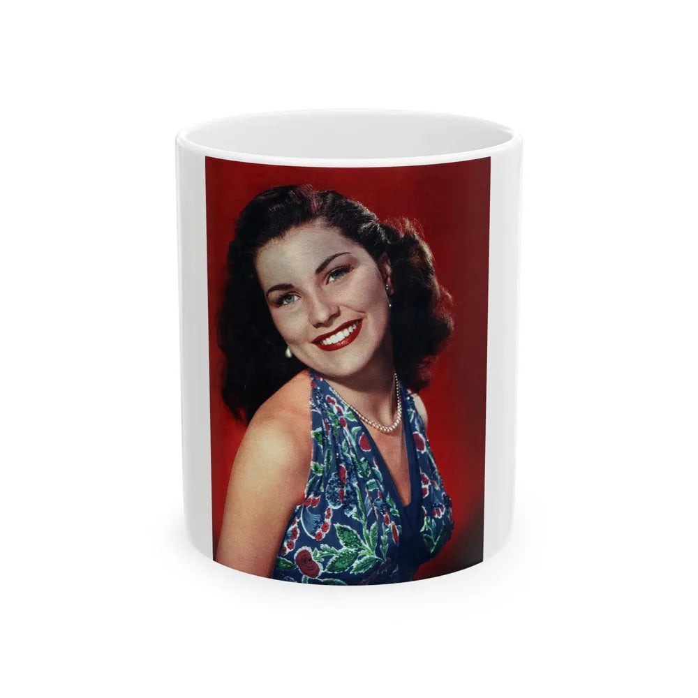 Debra Paget #248 (Vintage Female Icon) White Coffee Mug-11oz-Go Mug Yourself