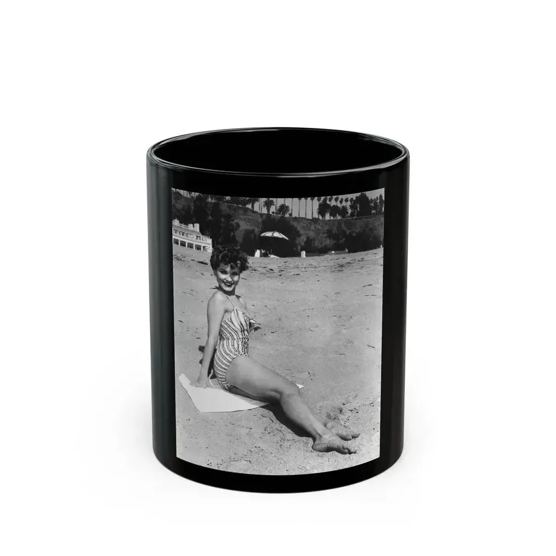 Debra Paget #251 (Vintage Female Icon) Black Coffee Mug 11oz - Go Mug Yourself