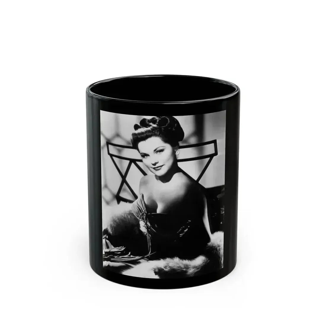 Debra Paget #254 (Vintage Female Icon) Black Coffee Mug 11oz - Go Mug Yourself