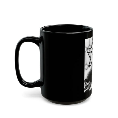 Debra Paget #254 (Vintage Female Icon) Black Coffee Mug-Go Mug Yourself