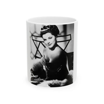 Debra Paget #254 (Vintage Female Icon) White Coffee Mug-11oz-Go Mug Yourself