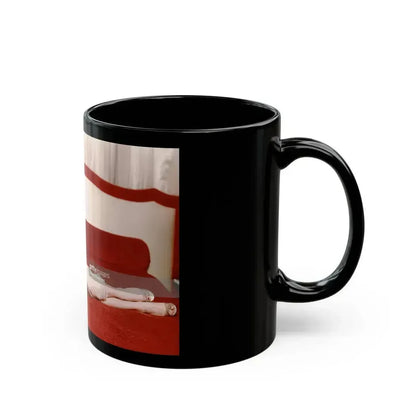 Debra Paget #255 (Vintage Female Icon) Black Coffee Mug - Go Mug Yourself