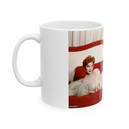 Debra Paget #255 (Vintage Female Icon) White Coffee Mug-Go Mug Yourself