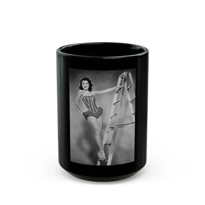 Debra Paget #259 3 (Vintage Female Icon) Black Coffee Mug 15oz - Go Mug Yourself