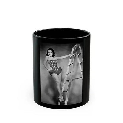 Debra Paget #259 4 (Vintage Female Icon) Black Coffee Mug 11oz - Go Mug Yourself