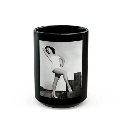 Debra Paget #264 4 (Vintage Female Icon) Black Coffee Mug 15oz - Go Mug Yourself