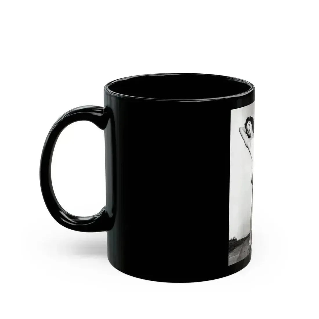 Debra Paget #264 4 (Vintage Female Icon) Black Coffee Mug - Go Mug Yourself