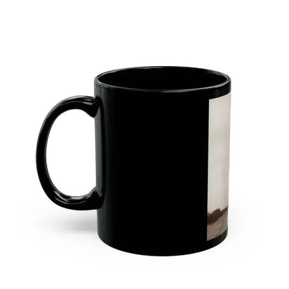 Debra Paget #264 - 8x10 Full Body 1-Piece White Swimsuit Cheesecake Photo Re-Strike from Mid 50's 3 (Vintage Female Icon) Black Coffee Mug - Go Mug Yourself