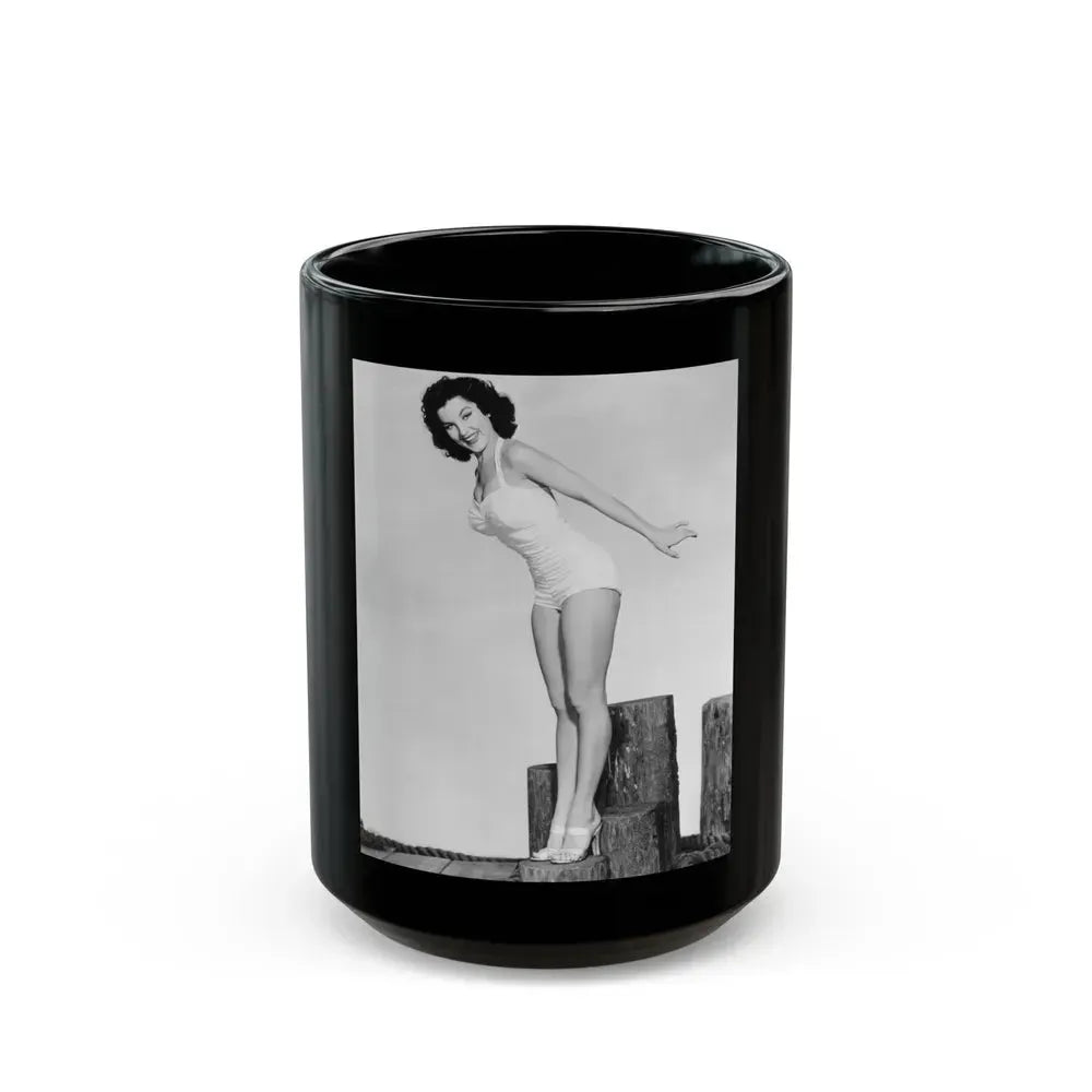 Debra Paget #265 (Vintage Female Icon) Black Coffee Mug 15oz - Go Mug Yourself