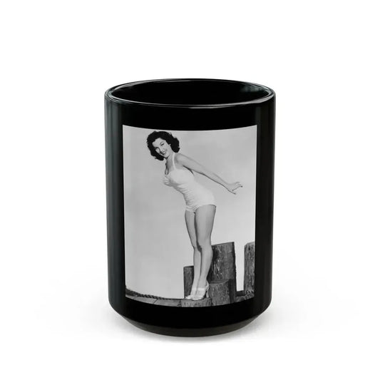 Debra Paget #265 (Vintage Female Icon) Black Coffee Mug 15oz - Go Mug Yourself