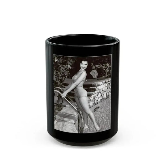 Debra Paget #274 (Vintage Female Icon) Black Coffee Mug 15oz - Go Mug Yourself