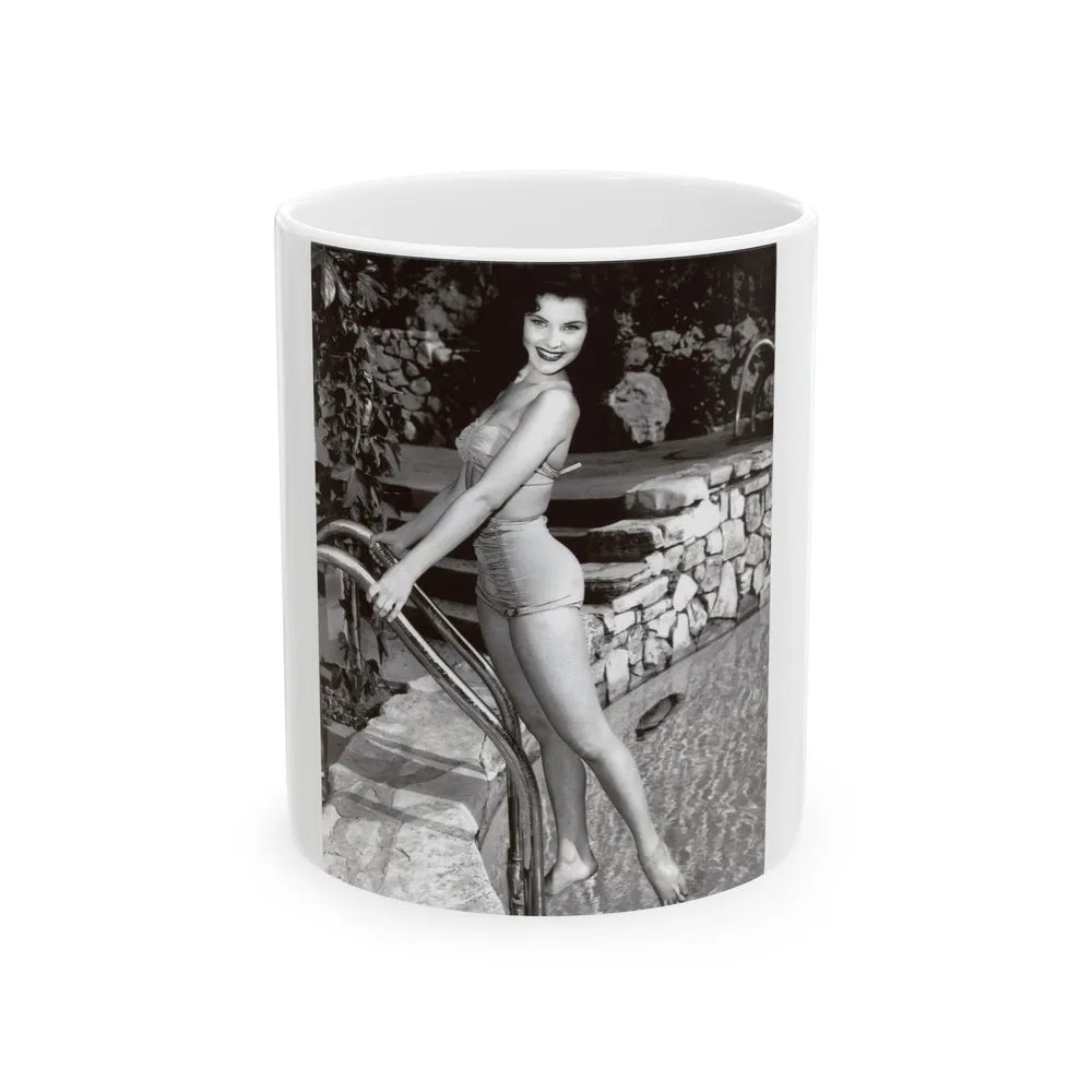 Debra Paget #274 (Vintage Female Icon) White Coffee Mug-11oz-Go Mug Yourself