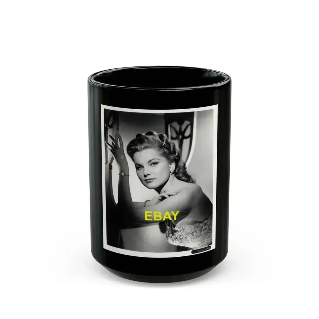 Debra Paget #283 (Vintage Female Icon) Black Coffee Mug 15oz - Go Mug Yourself