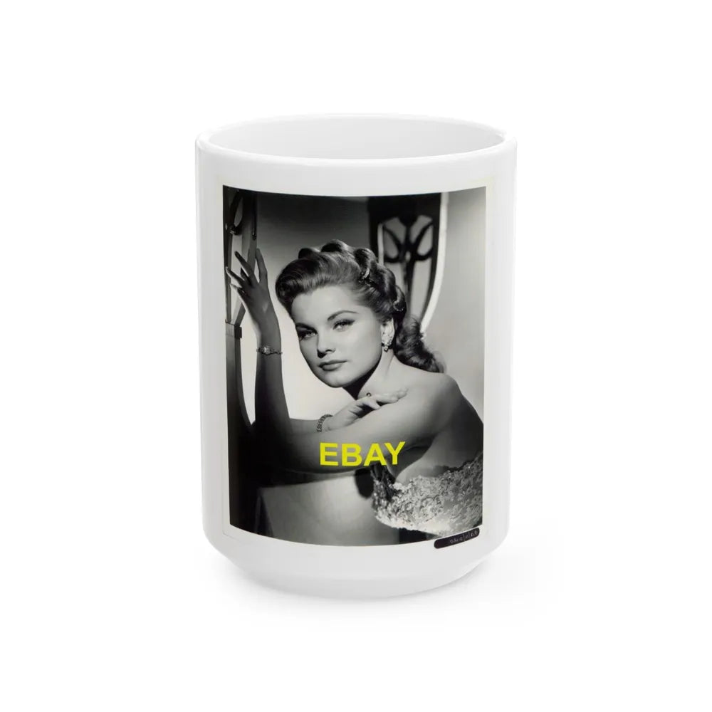 Debra Paget #283 (Vintage Female Icon) White Coffee Mug-15oz-Go Mug Yourself