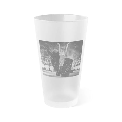 Debra Paget #296 (Vintage Female Icon) Frosted Pint Glass 16oz-16oz-Frosted-Go Mug Yourself