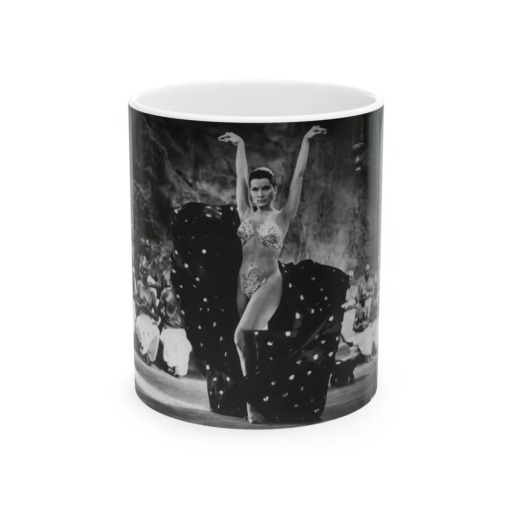 Debra Paget #296 (Vintage Female Icon) White Coffee Mug-11oz-Go Mug Yourself