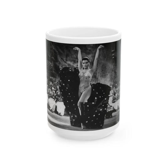 Debra Paget #296 (Vintage Female Icon) White Coffee Mug-15oz-Go Mug Yourself