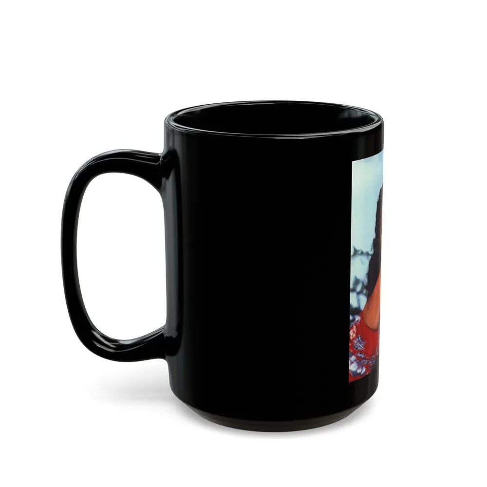 Debra Paget #301 (Vintage Female Icon) Black Coffee Mug-Go Mug Yourself