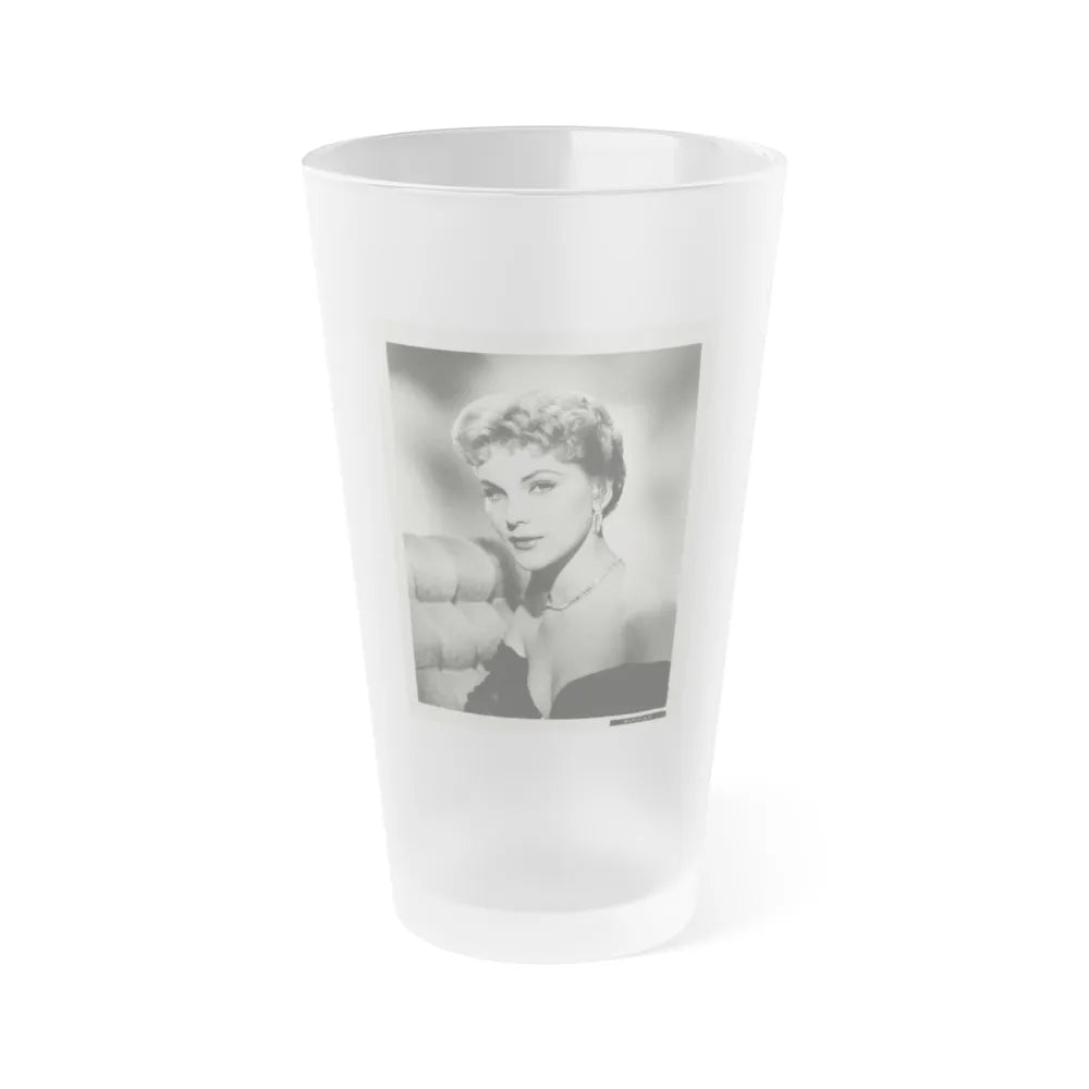 Debra Paget #303 (Vintage Female Icon) Frosted Pint Glass 16oz-16oz-Frosted-Go Mug Yourself