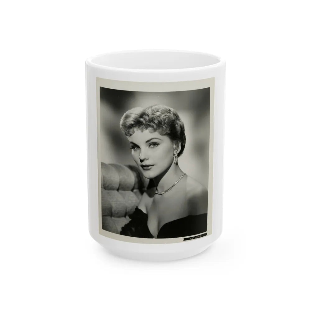 Debra Paget #303 (Vintage Female Icon) White Coffee Mug-15oz-Go Mug Yourself