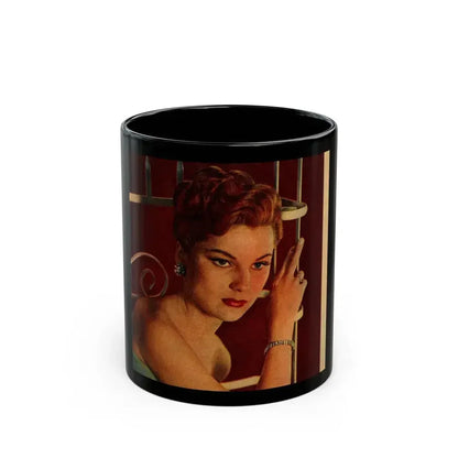 Debra Paget #305 (Vintage Female Icon) Black Coffee Mug 11oz - Go Mug Yourself