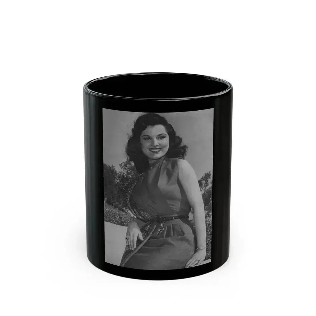 Debra Paget #306 (Vintage Female Icon) Black Coffee Mug 11oz - Go Mug Yourself