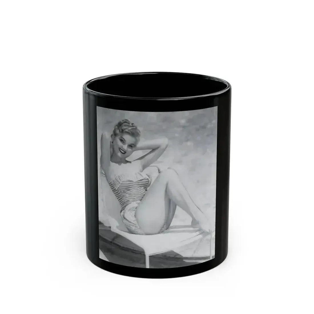 Debra Paget #31 (Vintage Female Icon) Black Coffee Mug 11oz - Go Mug Yourself