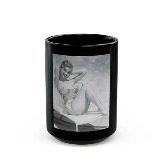 Debra Paget #31 (Vintage Female Icon) Black Coffee Mug 15oz - Go Mug Yourself