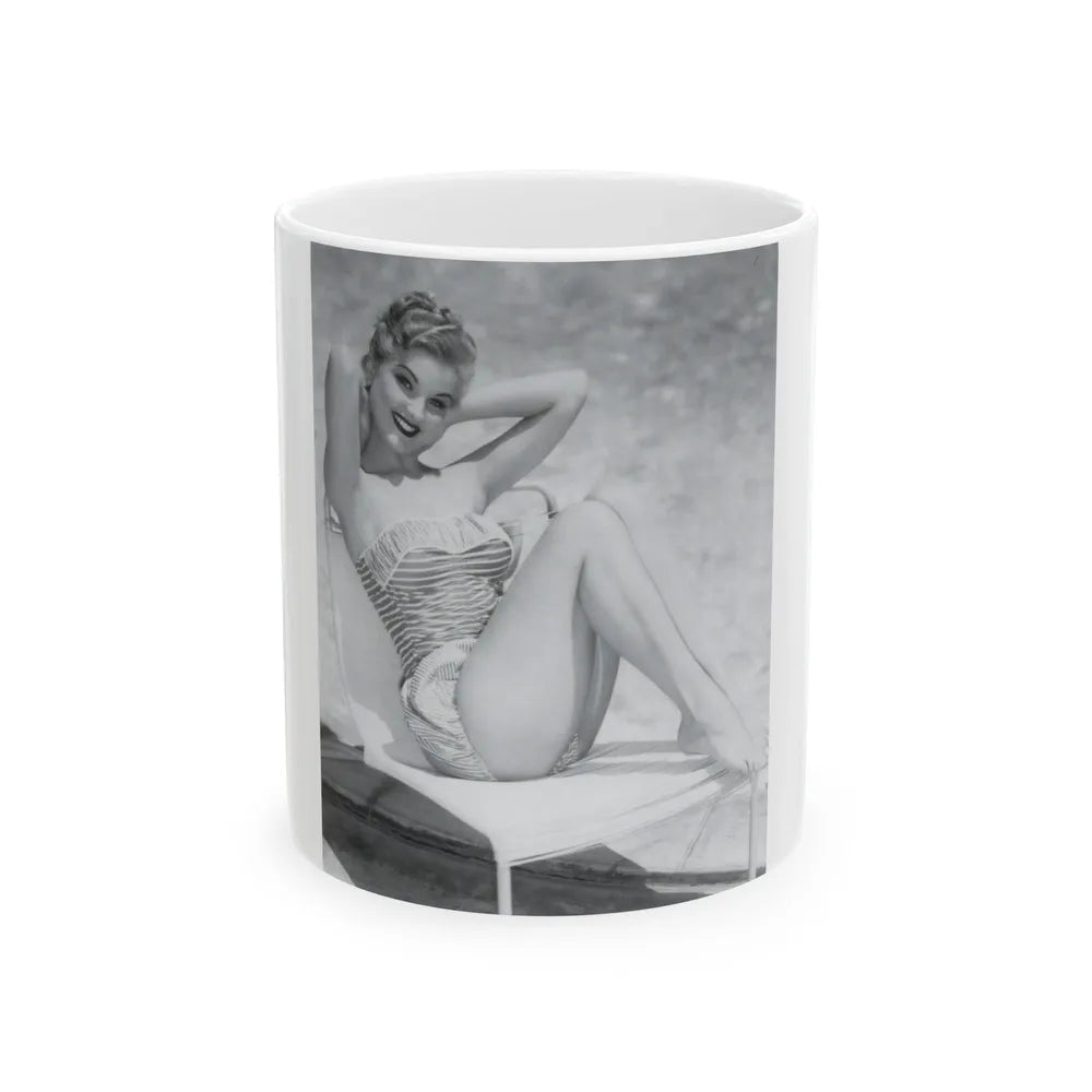 Debra Paget #31 (Vintage Female Icon) White Coffee Mug-11oz-Go Mug Yourself